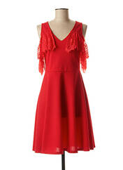 Robe mi-longue rouge MADISON pour femme seconde vue