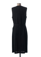 Robe mi-longue noir FRANCE RIVOIRE pour femme seconde vue