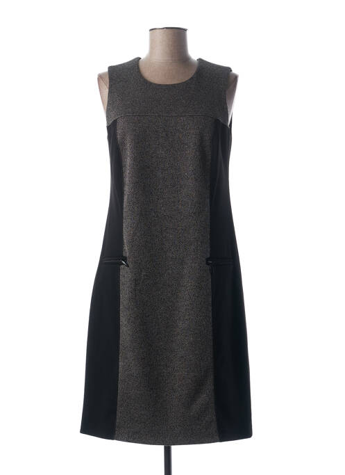 Robe mi-longue gris GUY DUBOUIS pour femme