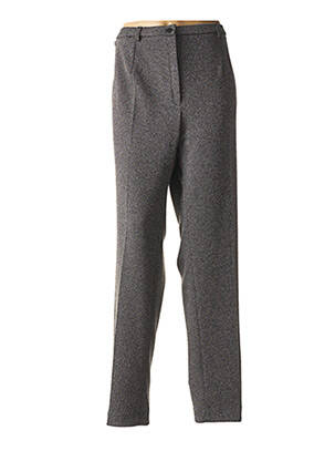 Pantalon coupe droite taille haute gris GUY DUBOUIS femme