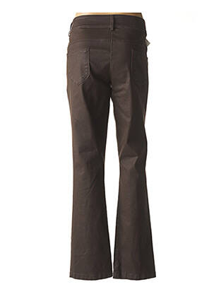 Pantalon coupe droite taille normale marron MERI & ESCA femme