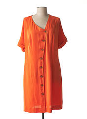 Robe courte orange MARINA RIVEIRO pour femme seconde vue