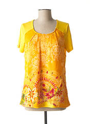 T-shirt jaune KALISSON pour femme seconde vue