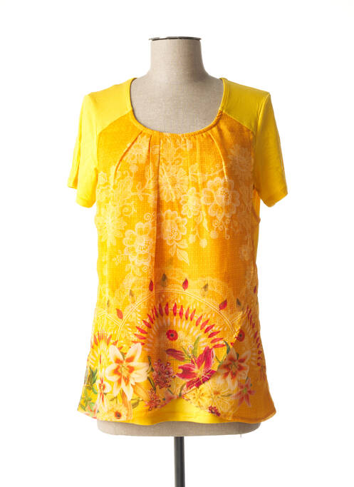 T-shirt jaune KALISSON pour femme