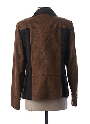 Veste casual epaulette marron PAUPORTÉ femme