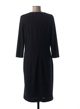 Robe mi-longue manches 3/4 manches 3/4 noir PAUPORTÉ femme