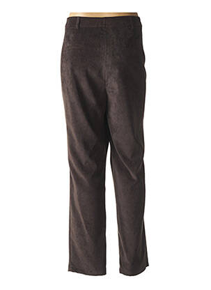 Pantalon droit stretch taille normale marron WEINBERG femme