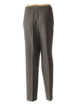 Pantalon slim taille élastique marron WEINBERG femme