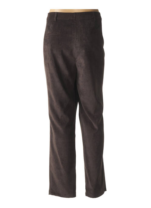 Pantalon droit marron WEINBERG pour femme