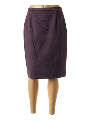Jupe mi-longue stretch violet PAUPORTÉ femme