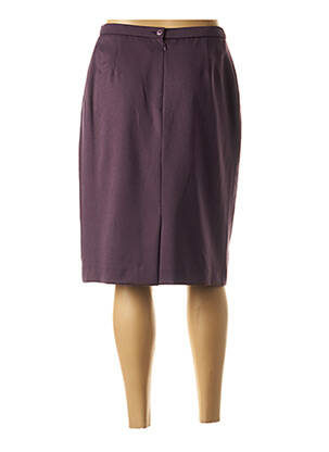 Jupe mi-longue stretch violet PAUPORTÉ femme
