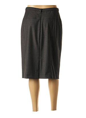 Jupe mi-longue stretch gris PAUPORTÉ femme