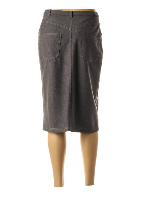 Jupe mi-longue gris PAUPORTÉ pour femme