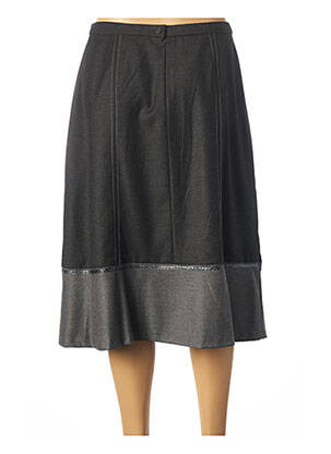 Jupe mi-longue coupe évasée gris PAUPORTÉ femme