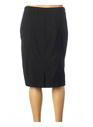Jupe mi-longue coupe droite noir PAUPORTÉ femme