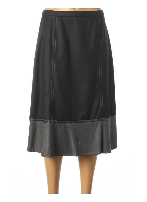 Jupe mi-longue coupe évasée gris PAUPORTÉ femme