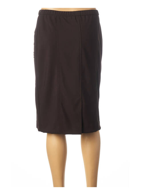 Jupe mi-longue marron PAUPORTÉ pour femme