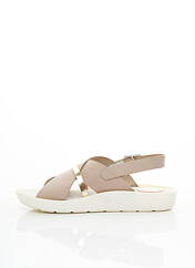 Sandales/Nu pieds beige TBS pour femme seconde vue