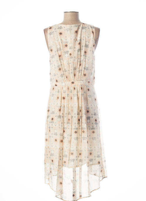 Robe mi-longue rose TEENFLO pour femme