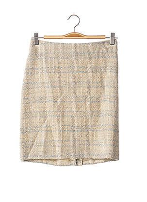 Jupe courte tissage tweed bleu TEENFLO femme
