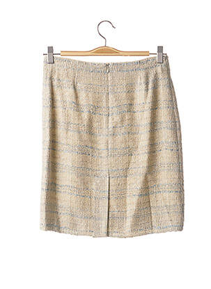 Jupe courte tissage tweed bleu TEENFLO femme