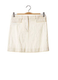 Jupe courte taille normale blanc TEENFLO femme