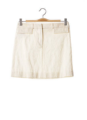 Jupe courte taille normale blanc TEENFLO femme