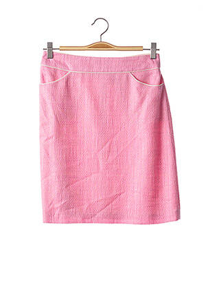 Jupe courte poches rose TF ATELIER femme