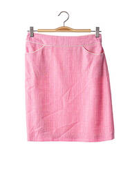 Jupe courte poches rose TF ATELIER femme