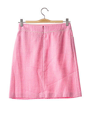 Jupe courte poches rose TF ATELIER femme