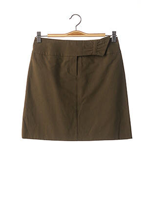 Jupe courte coupe droite vert TEENFLO femme