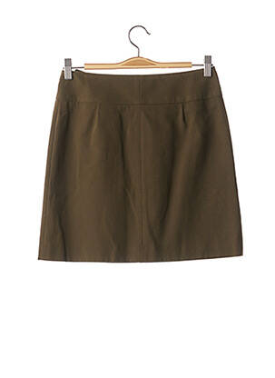Jupe courte coupe droite vert TEENFLO femme