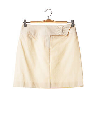 Jupe courte coupe droite blanc TEENFLO femme