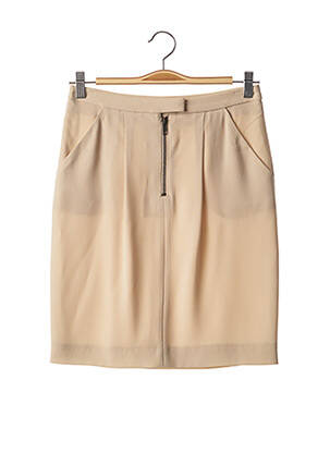Jupe mi-longue stretch beige TEENFLO femme