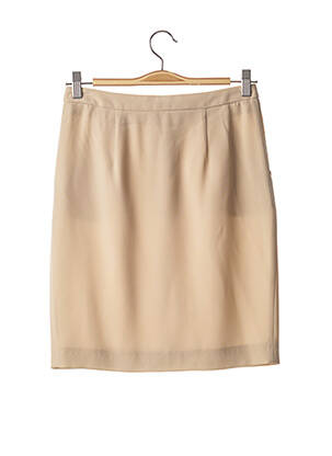 Jupe mi-longue stretch beige TEENFLO femme