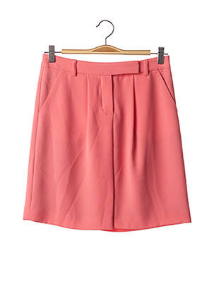 Jupe courte poches rose TEENFLO femme