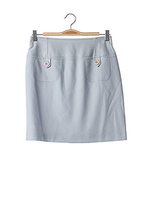 Jupe courte poches bleu TF ATELIER femme