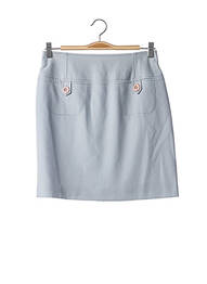 Jupe courte poches bleu TF ATELIER femme