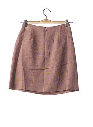 Jupe courte coupe droite rose TEENFLO femme