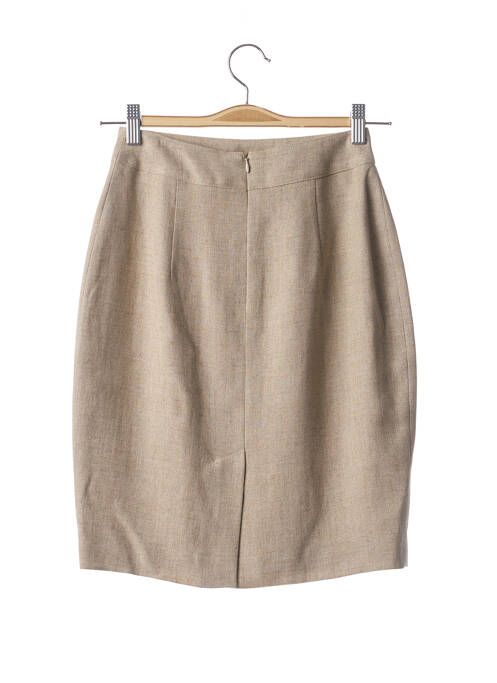 Jupe courte beige TEENFLO pour femme