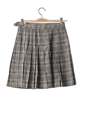 Jupe courte coupe évasée bleu TEENFLO femme