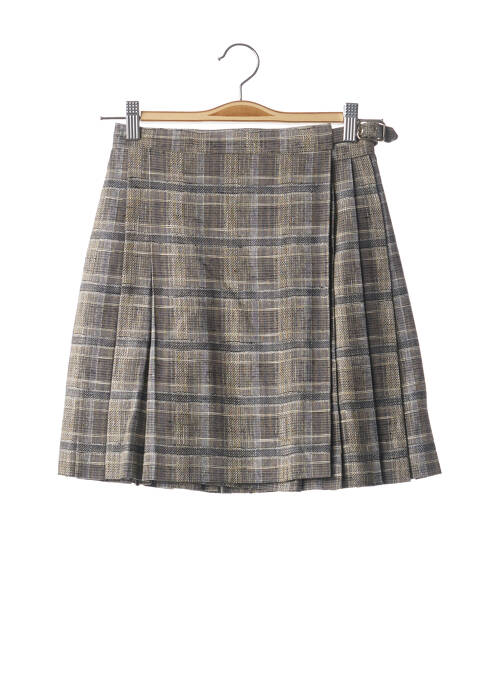 Jupe courte coupe évasée bleu TEENFLO femme