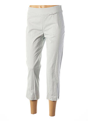 Pantacourt coupe droite taille normale bleu TEENFLO femme