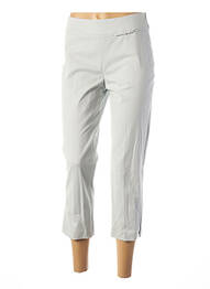 Pantacourt coupe droite taille normale bleu TEENFLO femme
