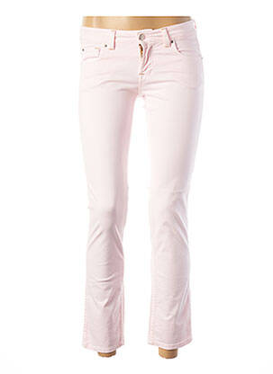 Jeans bootcut sélection denim taille basse rose TEENFLO femme