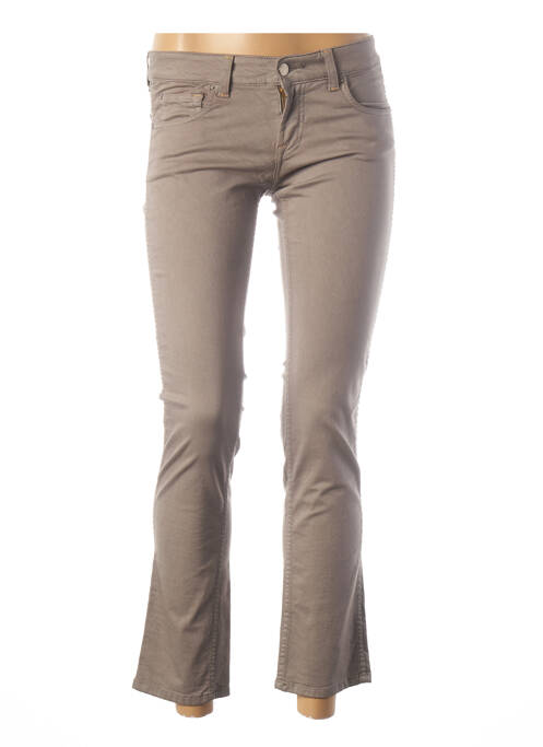Jeans bootcut sélection denim taille basse gris TEENFLO femme