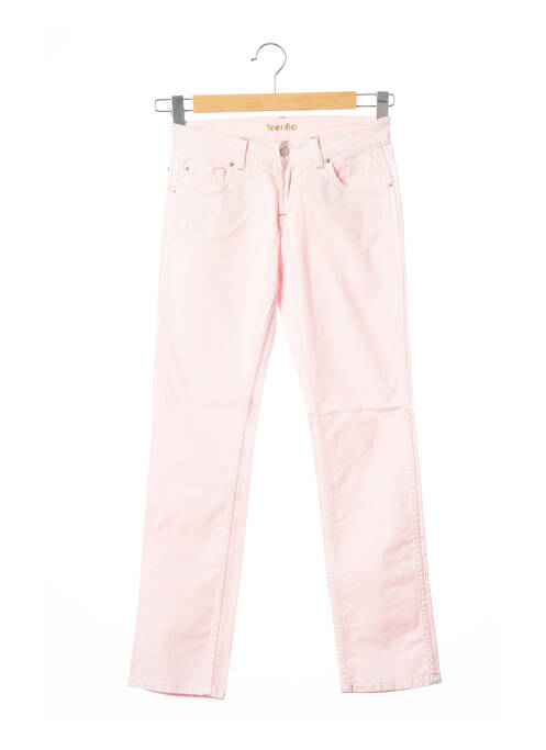 Jeans bootcut sélection denim taille basse rose TEENFLO femme