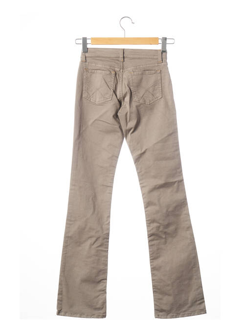 Jeans bootcut pattes d'éléphant taille basse gris TEENFLO femme