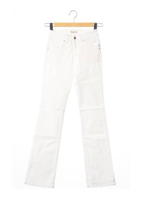 Jeans bootcut blanc TEENFLO pour femme