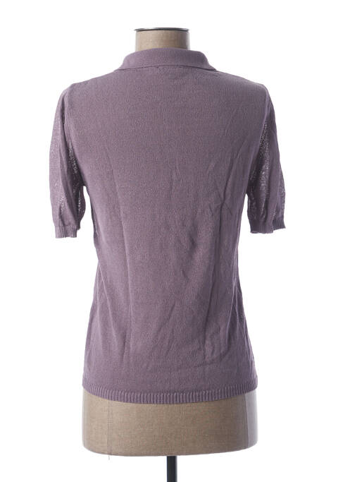 Polo violet STEFAN GREEN pour femme